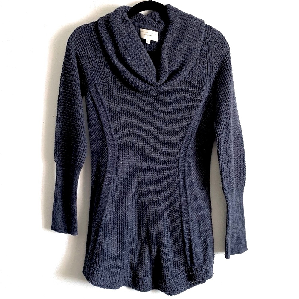 Angel Of The North Cowl Neck Tunic Sweater